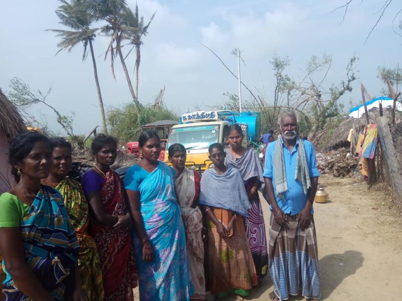 தலைஞாயிறு பகுதியில் நிவாரணம் கோரிய  போராட்டங்களும்  காவல்துறை தாக்குதல்களும்                      